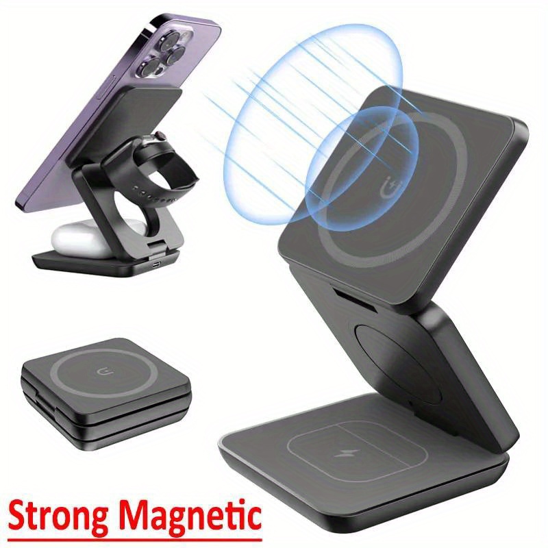 Wireless Charger Watch - Складное быстрое беспроводное зарядное устройство 3