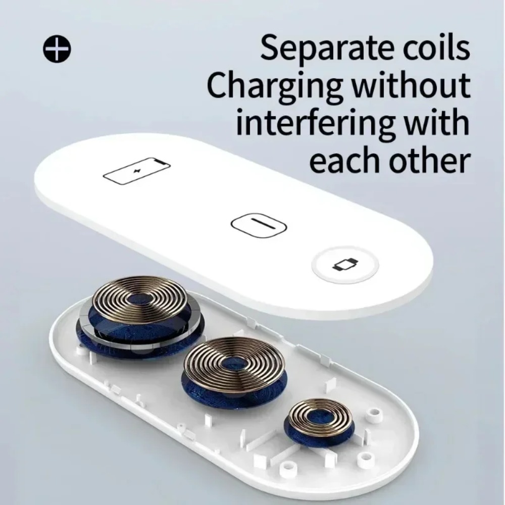 Wireless Charger Watch - Беспроводная зарядная станция 3-в-1 для iPhone,