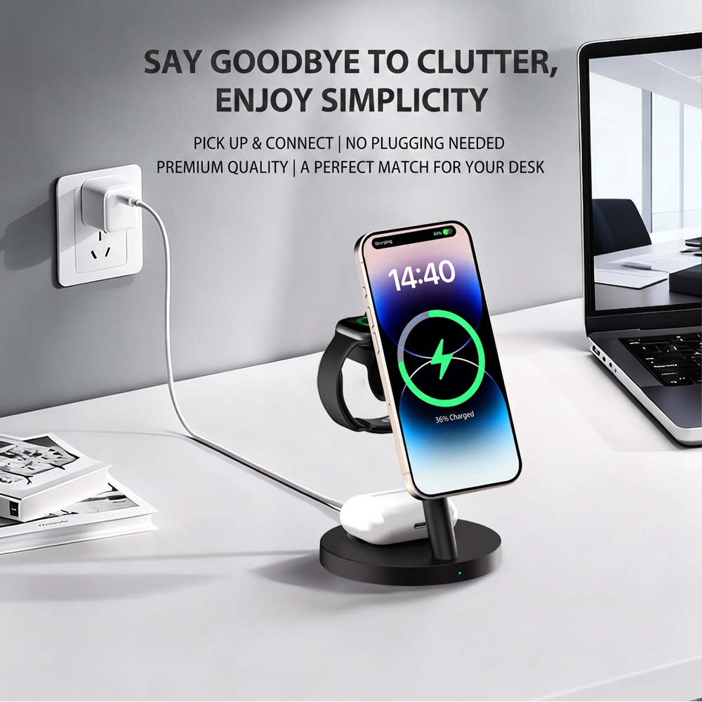 Беспроводная зарядная станция  – обзор и цена Wireless Charger Watch