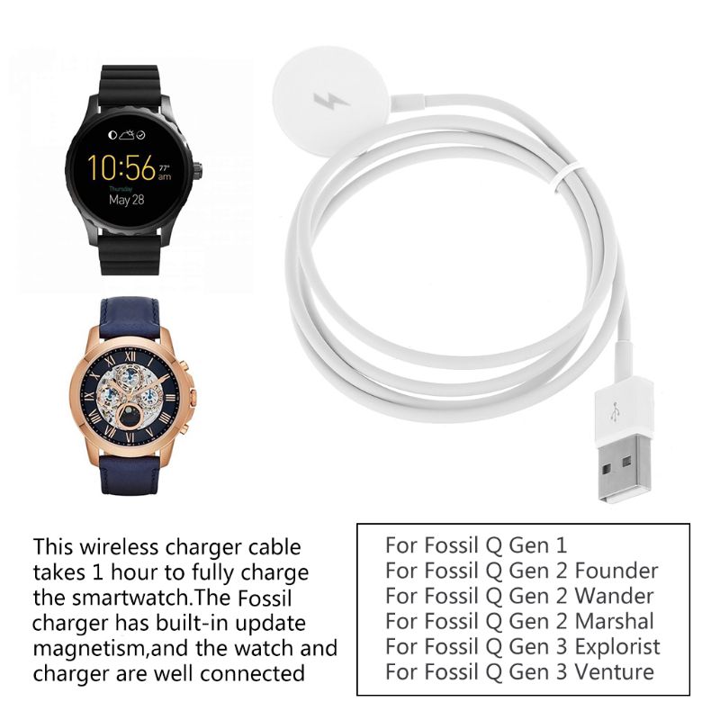 Зарядная подставка Fossil Gen  – обзор и цена Fossil Smartwatch Accessories