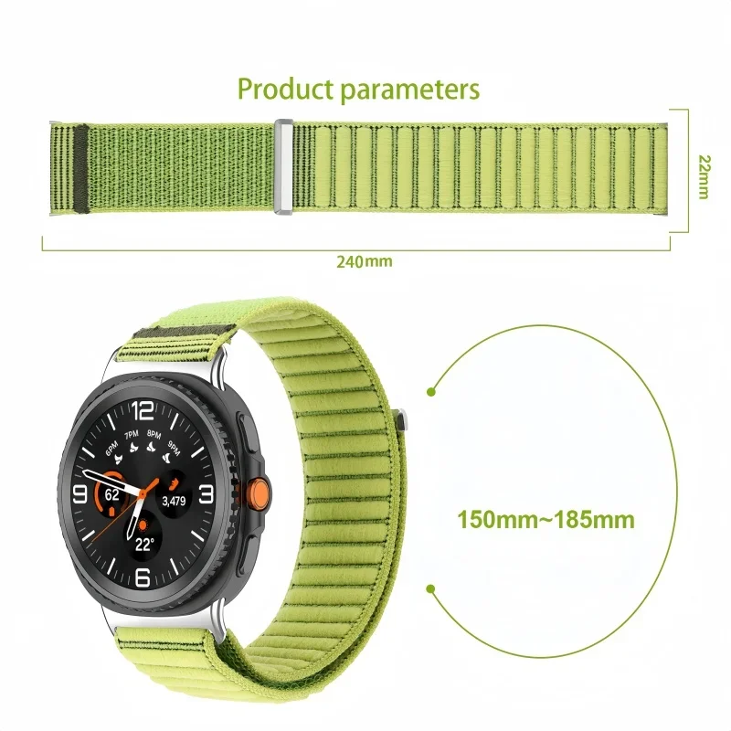 Дышащий нейлоновый ремешок для – обзор и цена Samsung Smartwatch Ultra Accessories