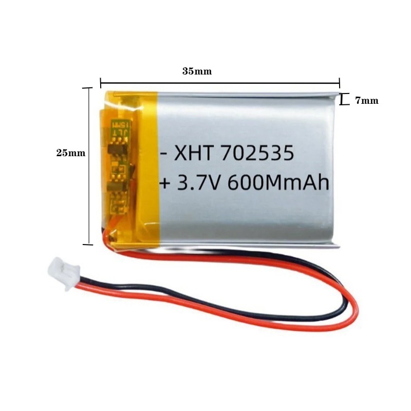 702535 3,7 В 600 мАч литий-пол – обзор и цена Smartwatch Headset