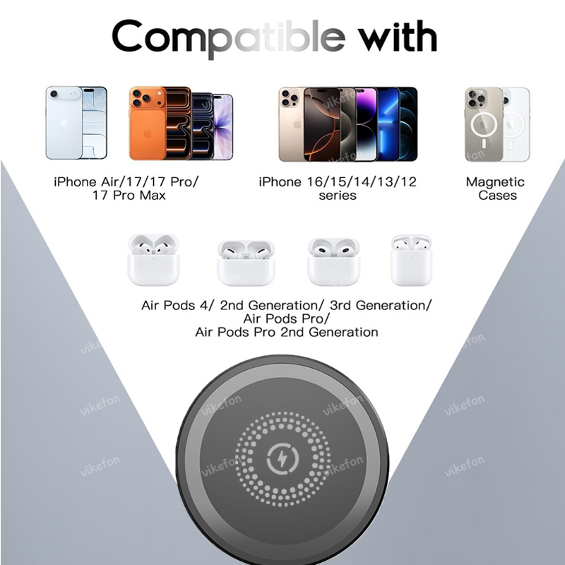 Магнитная беспроводная зарядна – обзор и цена Wireless Charger Watch