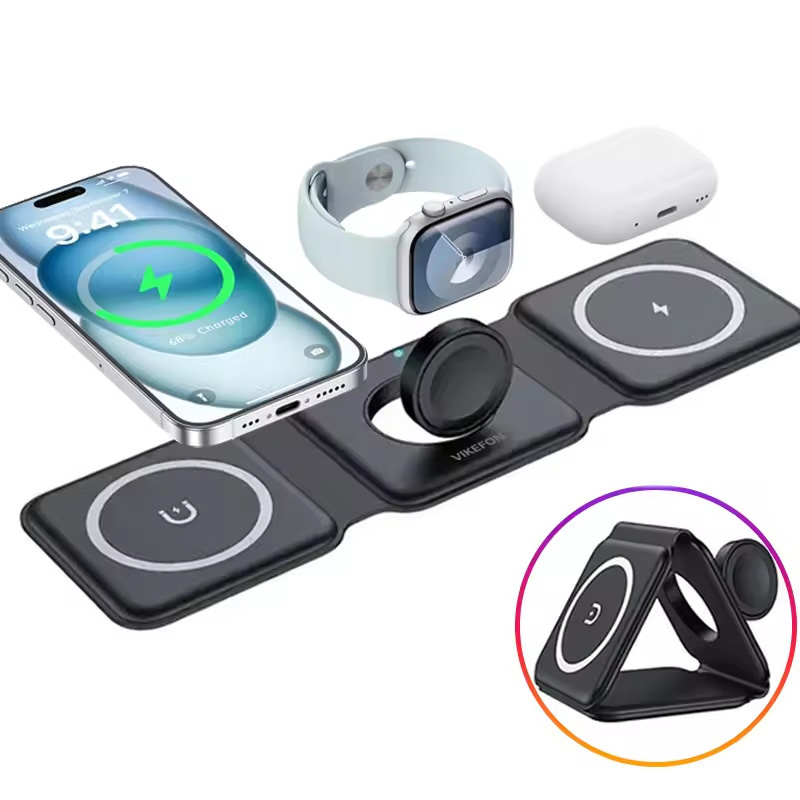 Магнитное складное беспроводно – обзор и цена Wireless Charger Watch