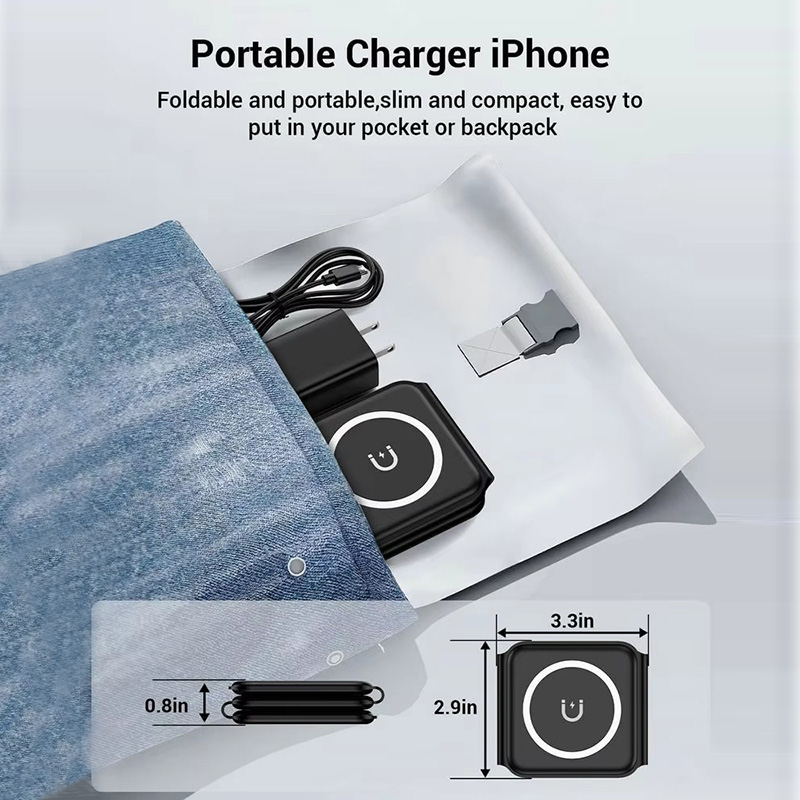 Магнитное складное беспроводно – обзор и цена Wireless Charger Watch