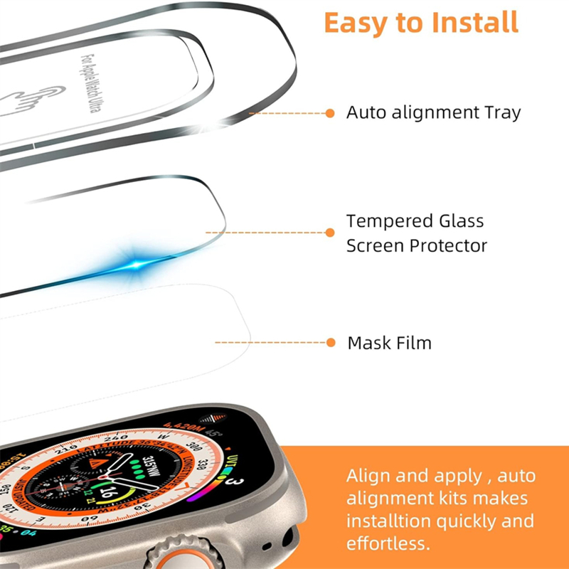 Закаленное стекло для Apple Wa – обзор и цена Watch Case Bumper