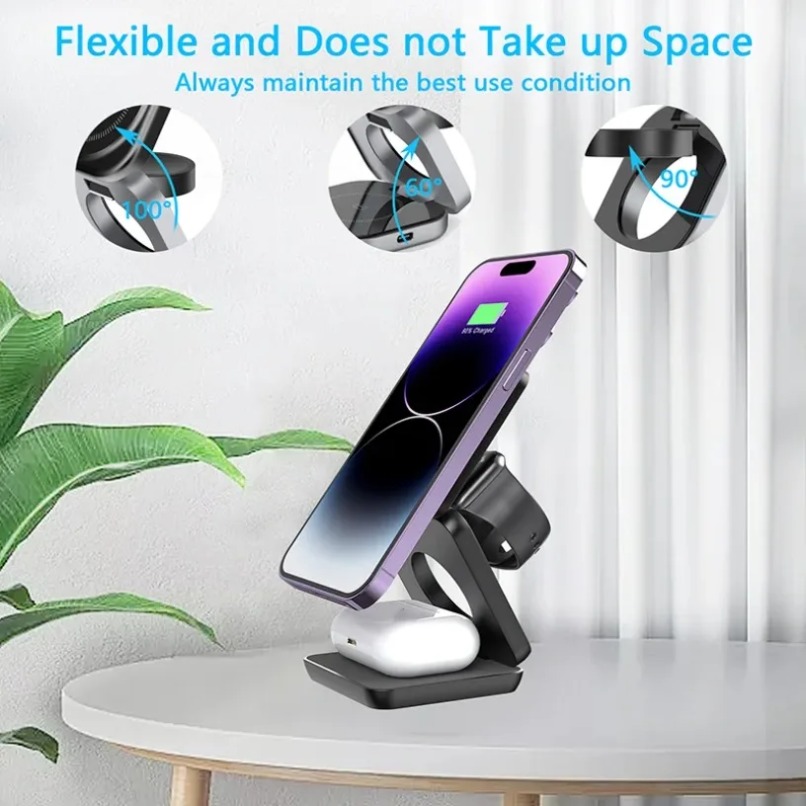 Магнитная беспроводная зарядна – обзор и цена Wireless Charger Watch