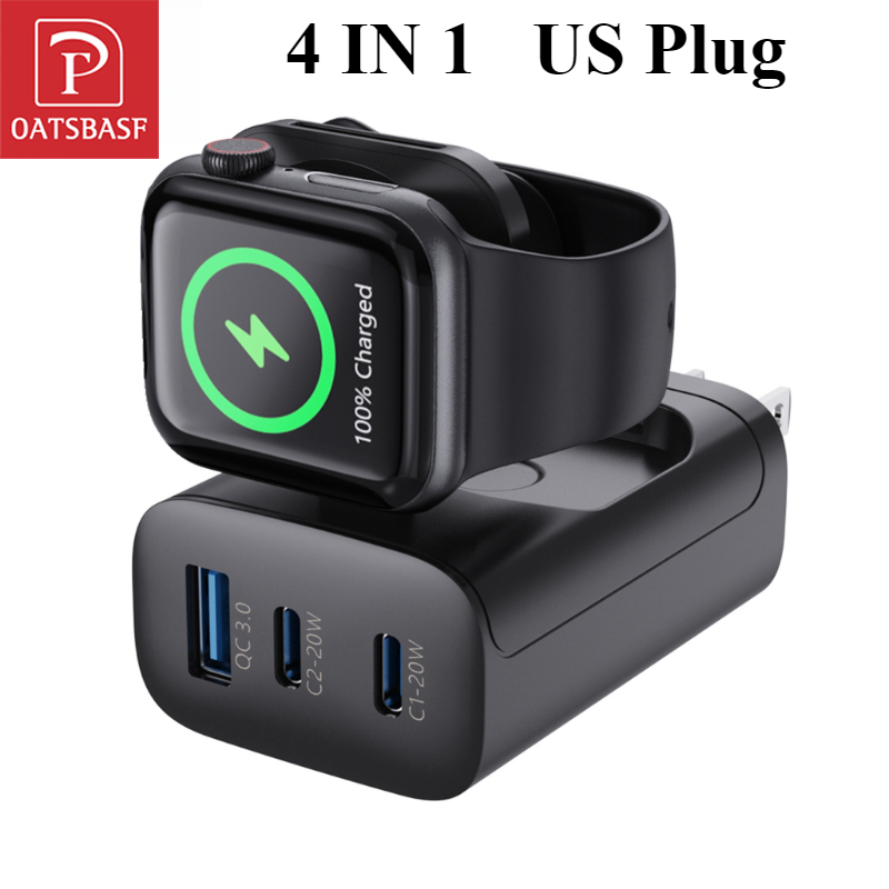 Oatsbasf 4 в 1 QC3.0 Быстрое м – обзор и цена Wireless Charger Watch
