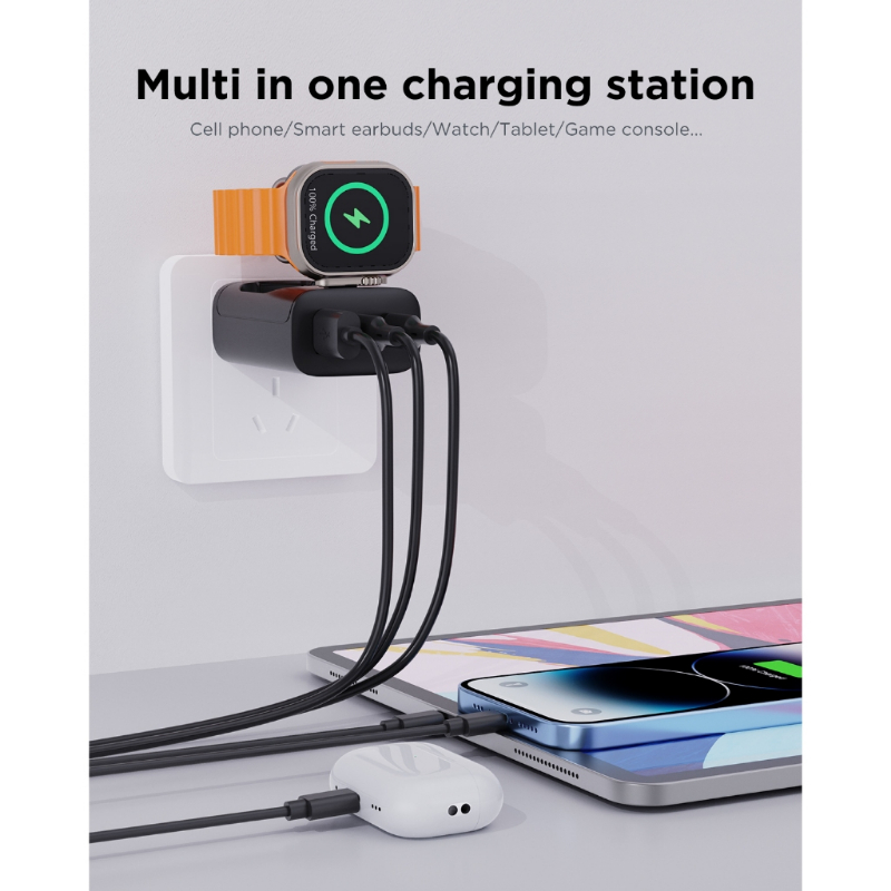 Oatsbasf 4 в 1 QC3.0 Быстрое м – обзор и цена Wireless Charger Watch