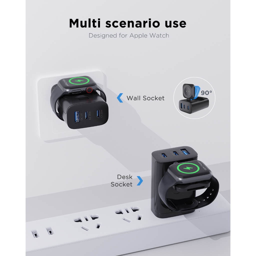 Oatsbasf 4 в 1 QC3.0 Быстрое м – обзор и цена Wireless Charger Watch