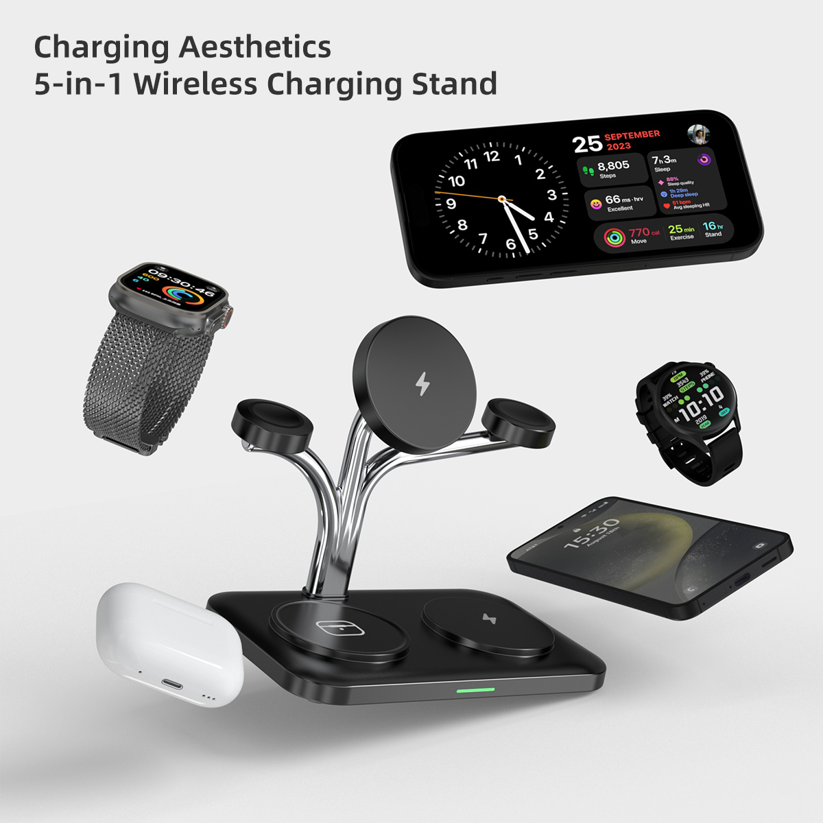Магнитное беспроводное зарядно – обзор и цена Wireless Charger Watch
