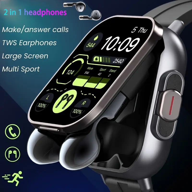 Новые умные часы TWS 2-в-1 с н – обзор и цена Smartwatch Headset